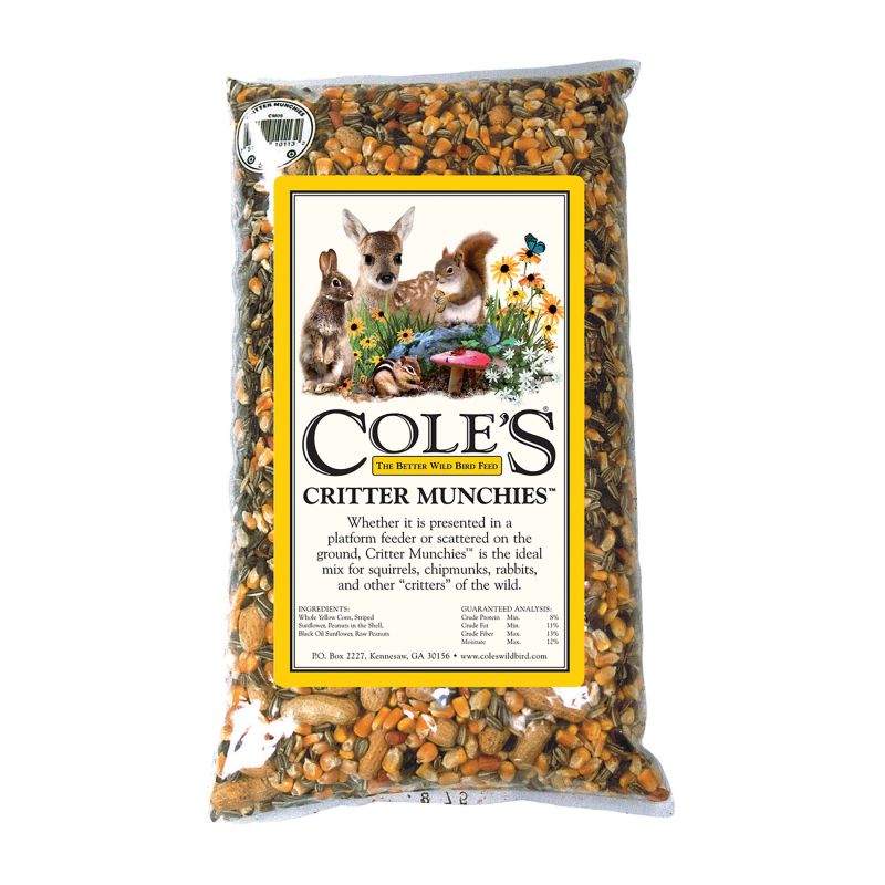 Cole&#039;s CM10 Critter Munchies, Blended Seed, 10 lb Bag