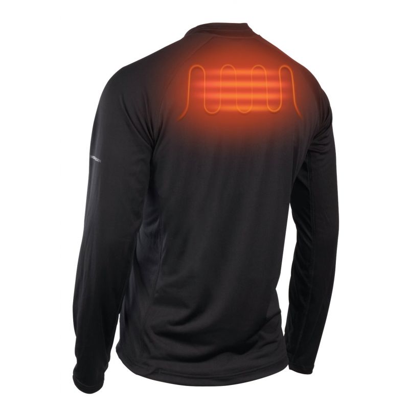 Milwaukee Workskin Heated Midweight Base Layer Shirt M, Black, Long Sleeve
