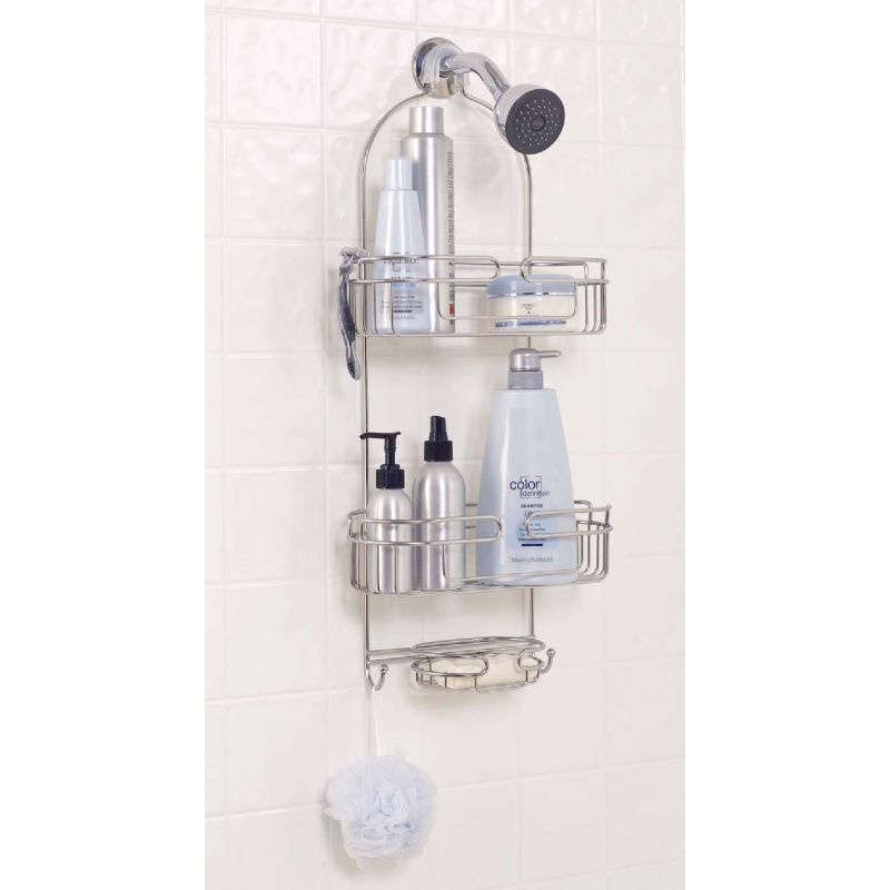 Zenith Stainless Steel Basket Shower Caddy Stainless Steel