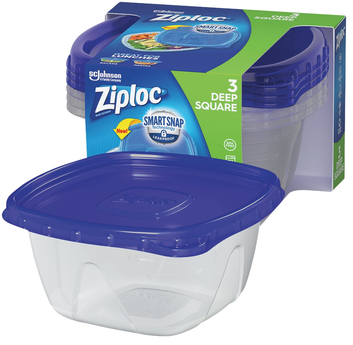 Ziploc® Brand, Food Storage Containers With Lids, Variety Pack