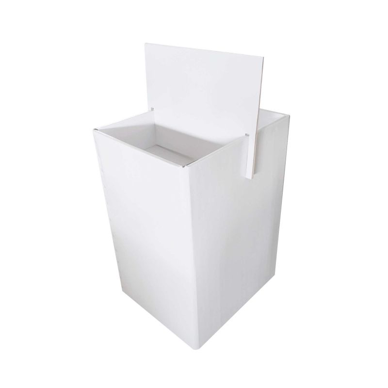 Vulcan TGE-DUMP Display Empty Dump Bin, Paper, White, 24 in L, 20 in W, 33-1/2 in H White