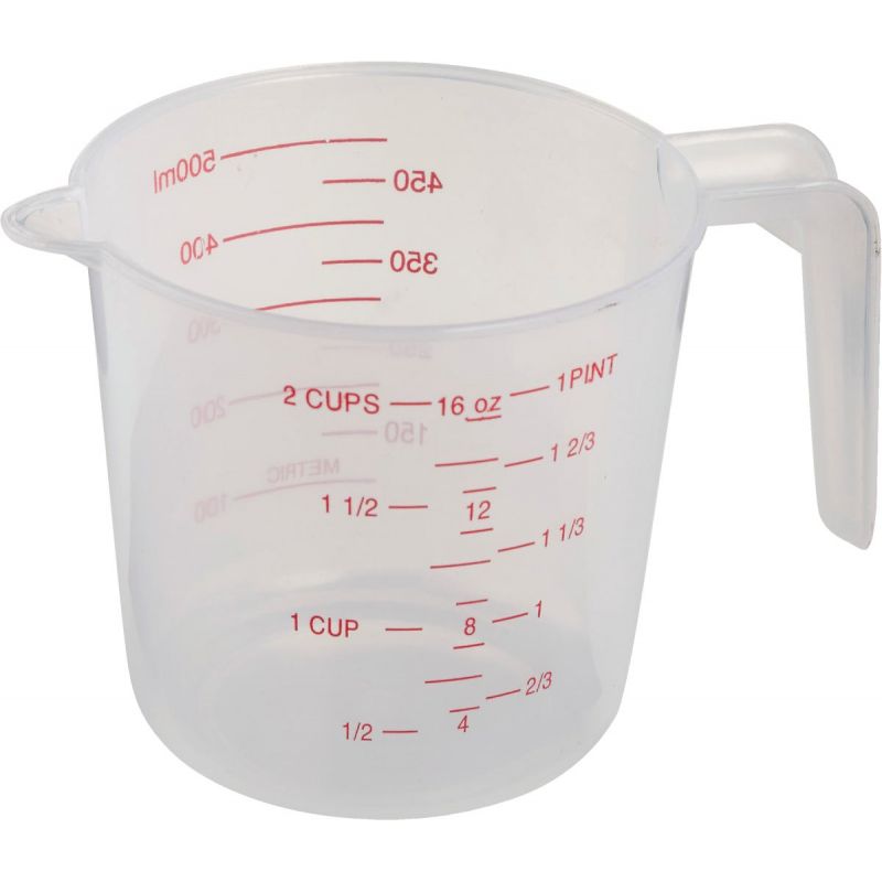 Smart Savers Measuring Cup 2 Cup, White (Pack of 12)