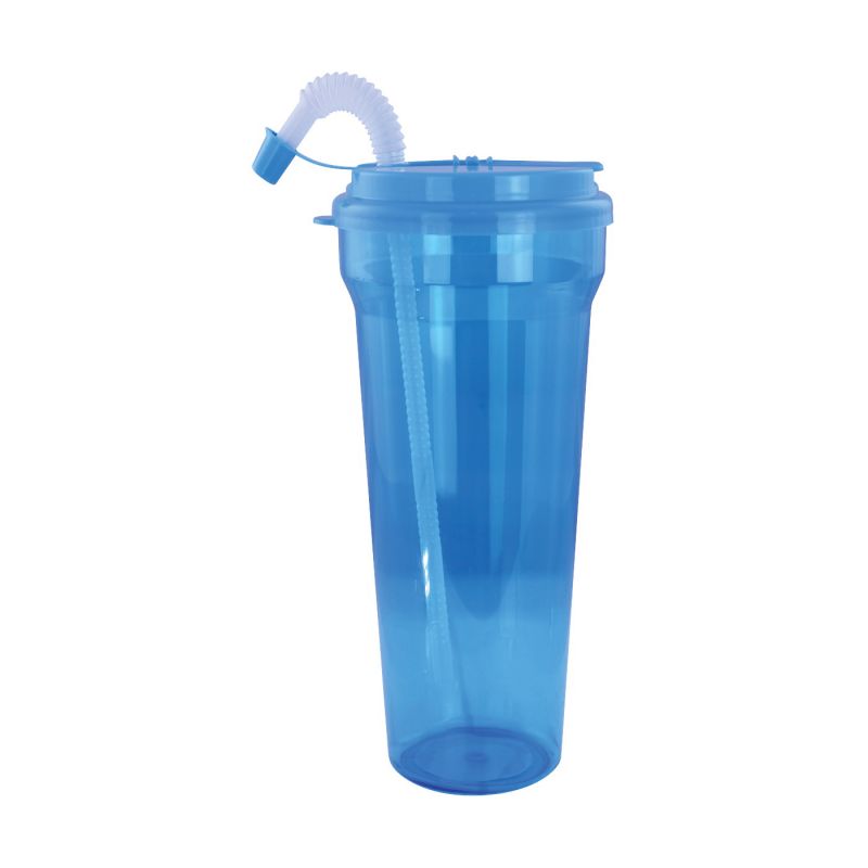 FLP 0994 Water Bottle With Straw, 35 oz Capacity 35 Oz