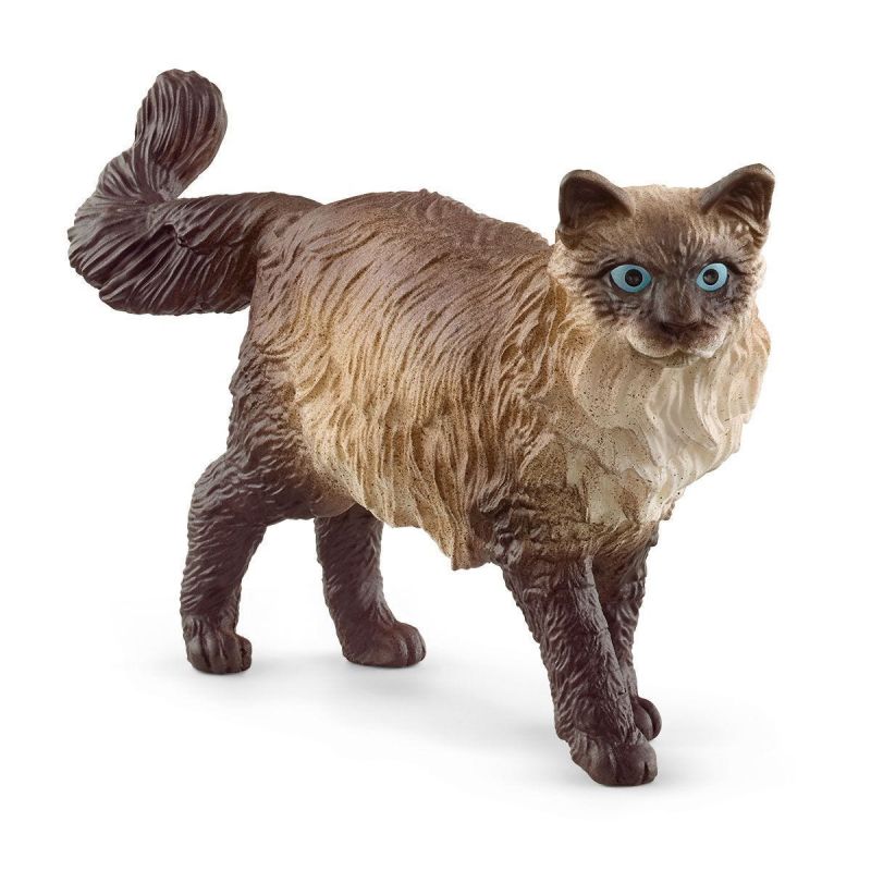 Schleich-S Farm World 13940 Animal Toy, 3 to 8 Years, Ragdoll Cat