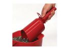 Stokes Select 38095 Seed Scoop, 1.33 lb Capacity, Plastic, Red, 4.42 in L 1.33 Lb, Red