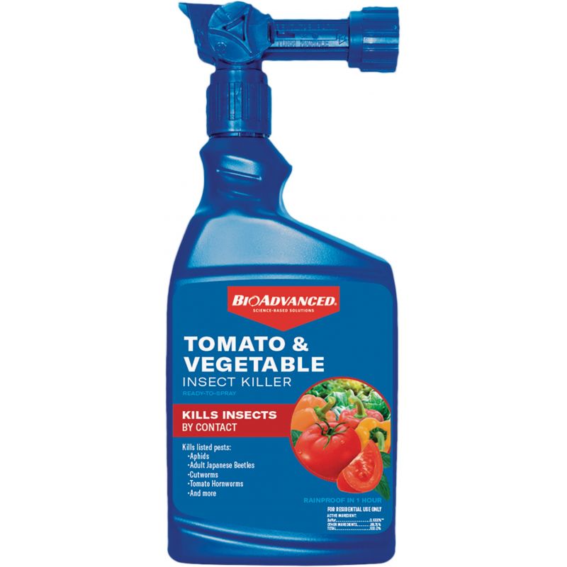 BioAdvanced Tomato &amp; Vegetable Insect Killer 32 Oz., Hose End
