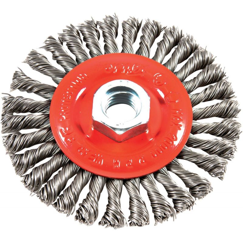 Forney Twist Knot Angle Grinder Wire Wheel