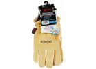 Kinco Men&#039;s Premium Suede Pigskin Winter Work Glove L, Golden