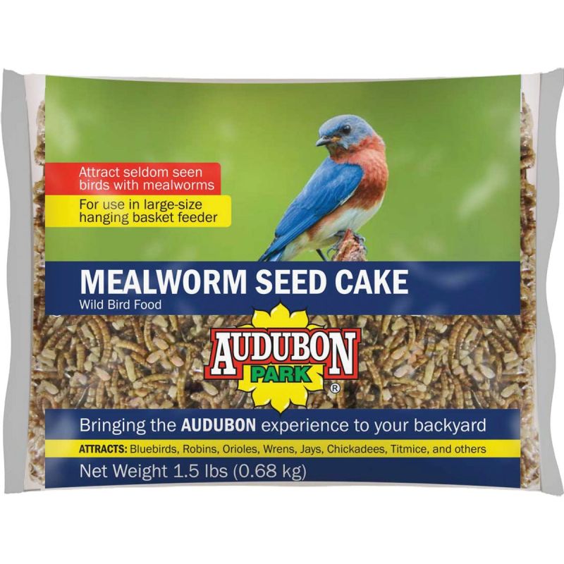 Audubon Park Mealworm Wild Bird Seed Cake
