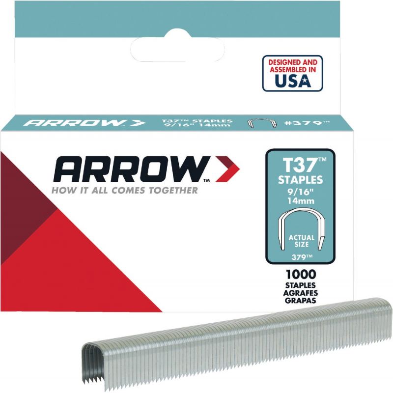 Arrow T37 Cable Staple Gray (Pack of 5)