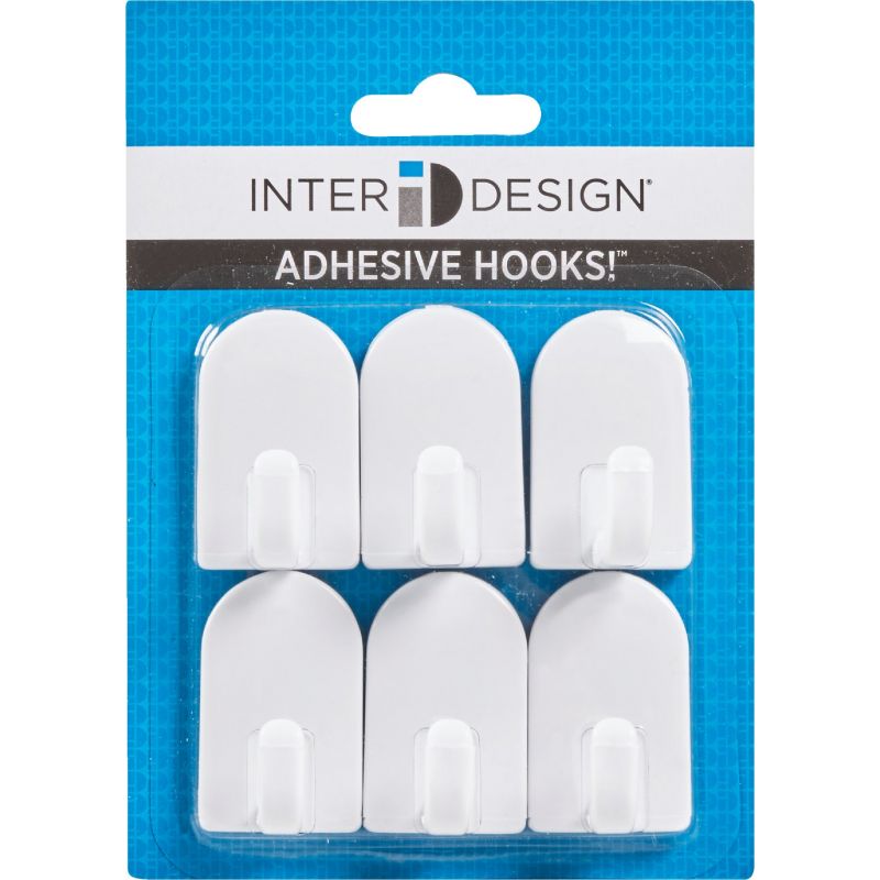 iDesign Self-Adhesive Mini Hook White