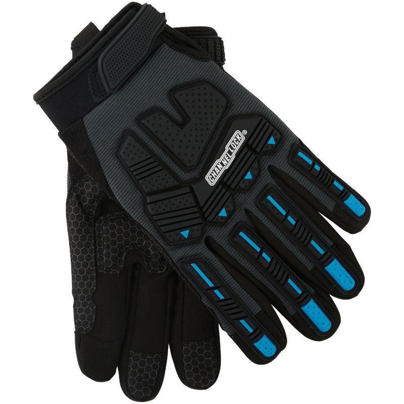 Channellock Heavy-Duty Mechanic Glove XL, Black &amp; Blue