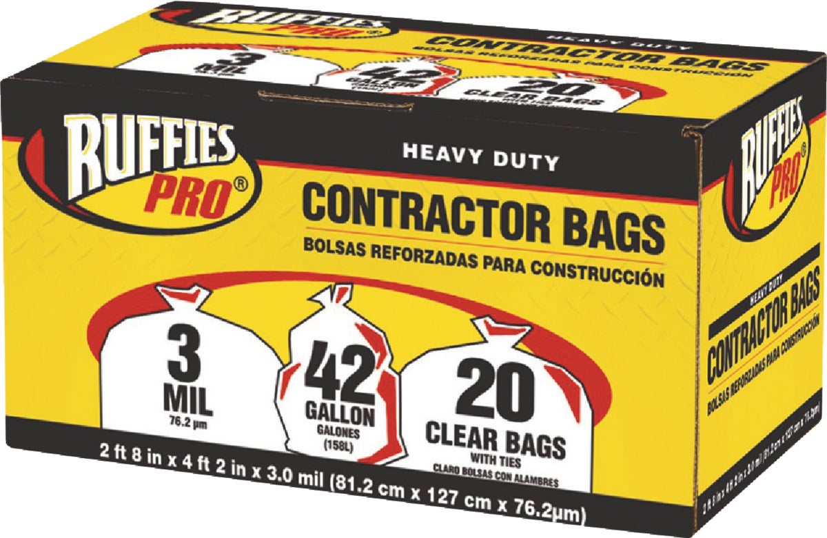 Hefty Load & Carry Bags, Flap Tie, Extra Large, 42 Gallon - 14 bags
