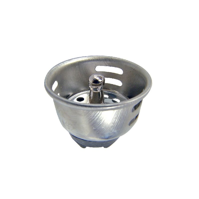 Danco 88957 Strainer Basket, 2-13/16 in Dia, Stainless Steel, Stainless Steel, For: 2-13/16 x 1-3/4 in Sinks