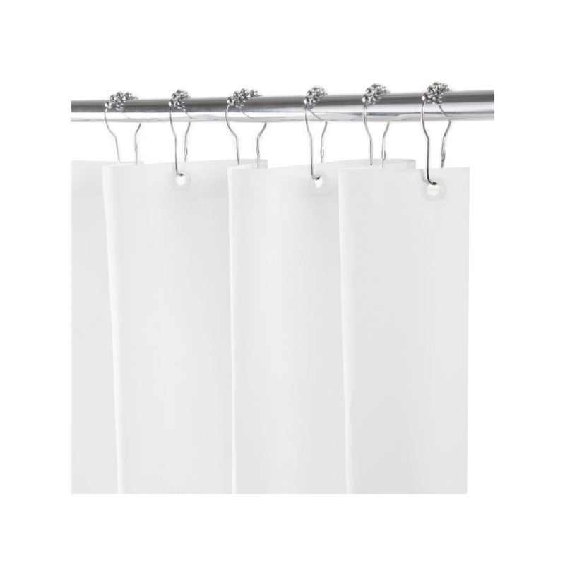 Kenney KN61430 Shower Liner, 72 in L, 70 in W, PEVA, White White