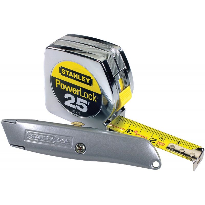 Stanley PowerLock Tape Measure and Utility Knife Combo Tool Set
