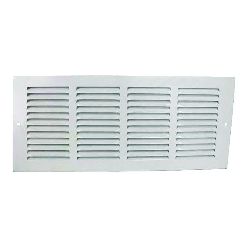 ProSource 1RA1406 Air Return Grille, 15-3/4 in L, 7-3/4 in W, Rectangle, Steel, White, Powder Coated White