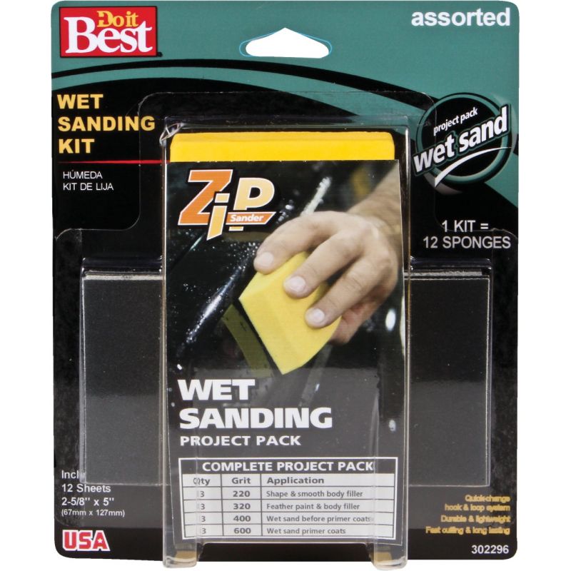 Do it Best Zip Sander Wet Hand Sanding Kit