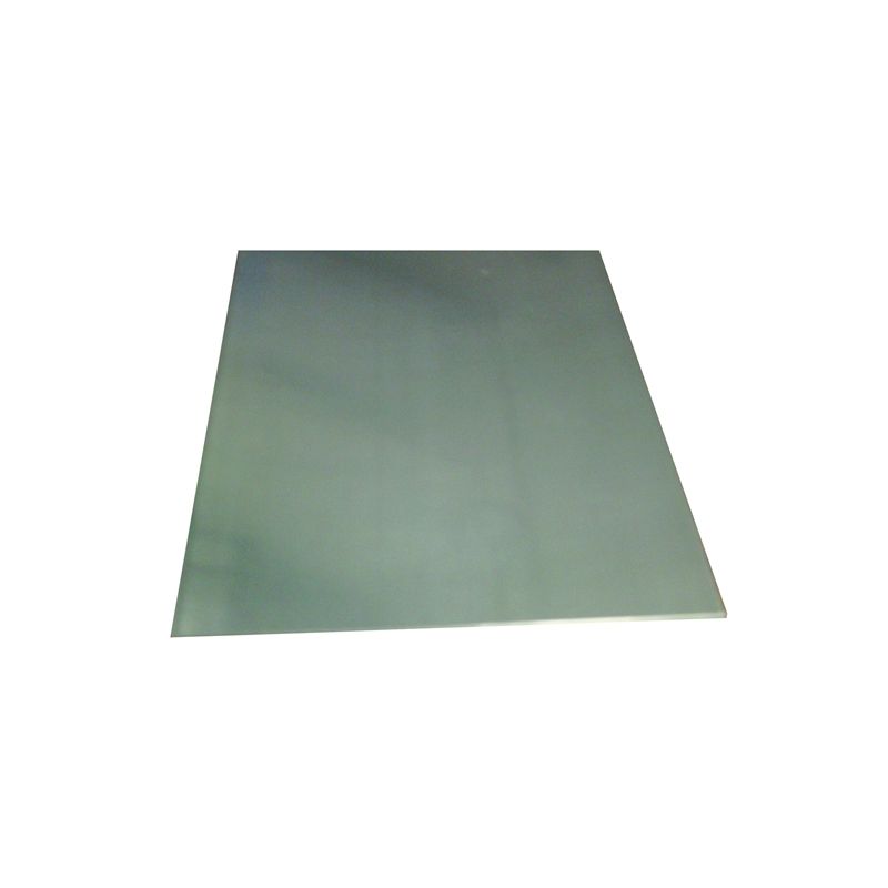 K &amp; S 87185 Decorative Metal Sheet, 24 ga Thick Material, 6 in W, 12 in L, Stainless Steel