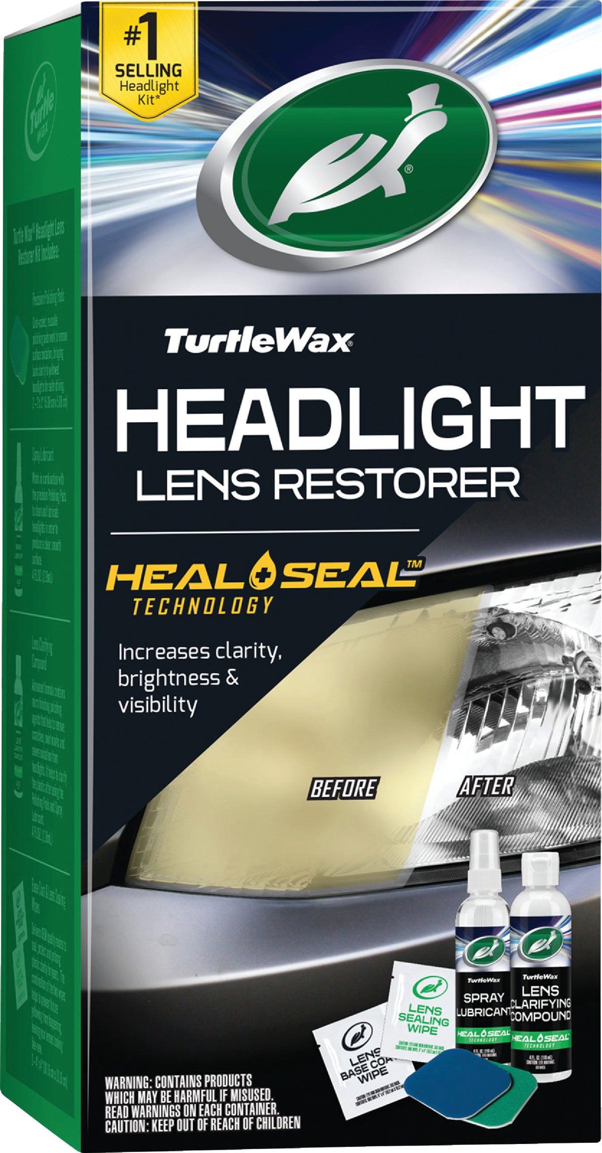 Turtle Wax Headlight & Lens Restorer Kit - T240KT - Turtle Wax
