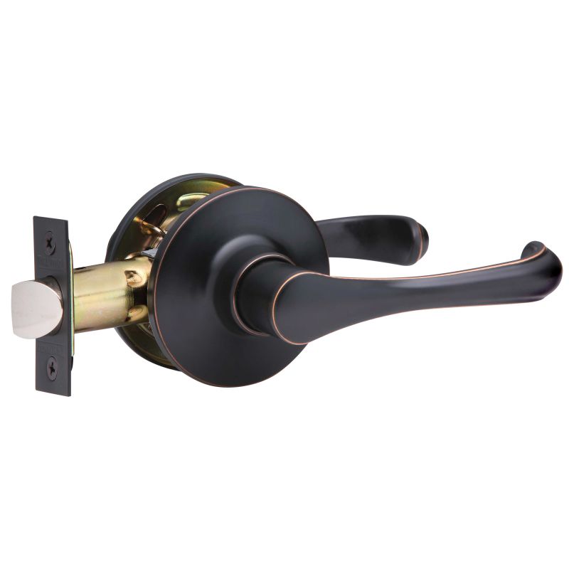 Taymor Professional Series 34-FV9934 Passage Door Lockset, Lever Handle, Aged Bronze, 2-3/8 to 2-3/4 in Backset