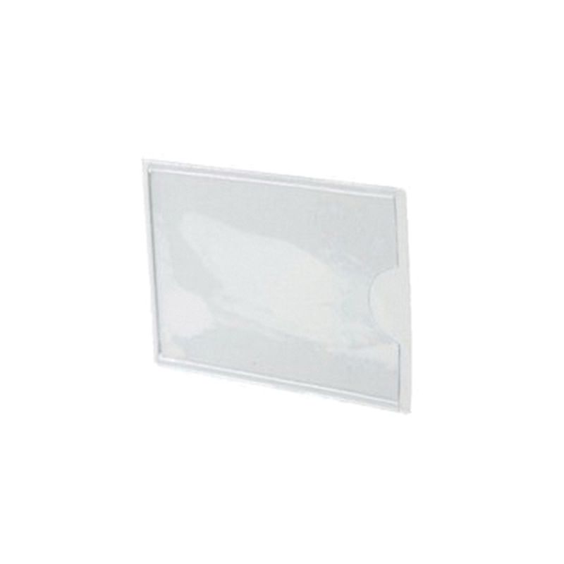 Southern Imperial R-VPT-1252 Tag Pocket, 1-1/4 in W, PVC, Clear Clear