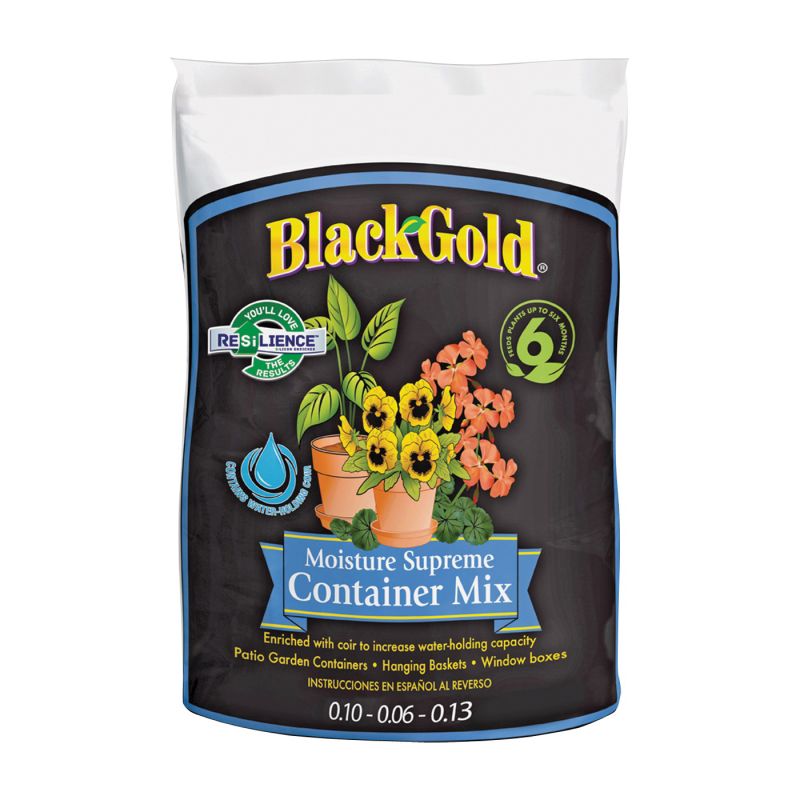 sun gro BLACK GOLD 1413000.CFL002P Container Potting Mix, 2 cu-ft Coverage Area, 40 Bag