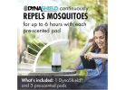 Dynatrap DynaShield DS1000-MSSR Mosquito Repeller, 45 hr Refill, 20 ft Coverage Area, Moss Green Housing