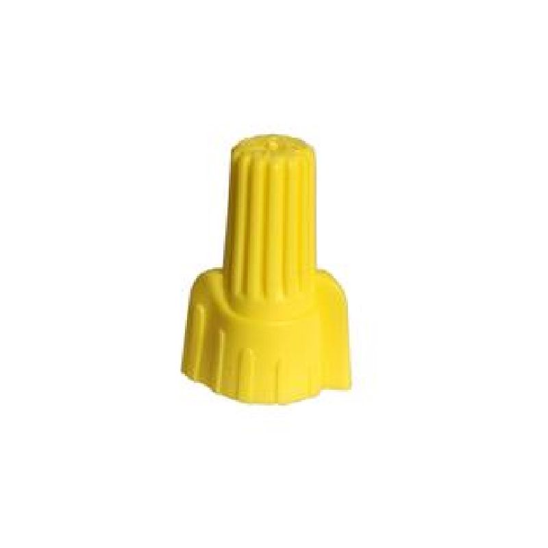 Hubbell HWCW1B50 Wire Connector, 18 to 10 AWG Wire, Thermoplastic Housing Material, Yellow Yellow