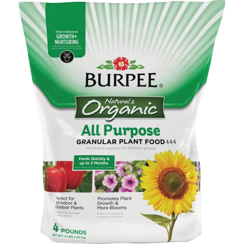 Burpee Organic All Purpose Dry Plant Food 4 Lb.
