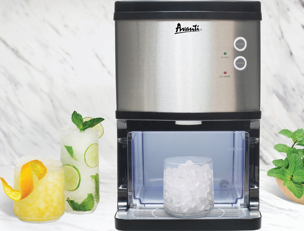 Buy Avanti Countertop Portable Ice Maker 3 Lb Stainless Steel   I 1cfb98852e6f5efd2e34c83fa4d096ed 