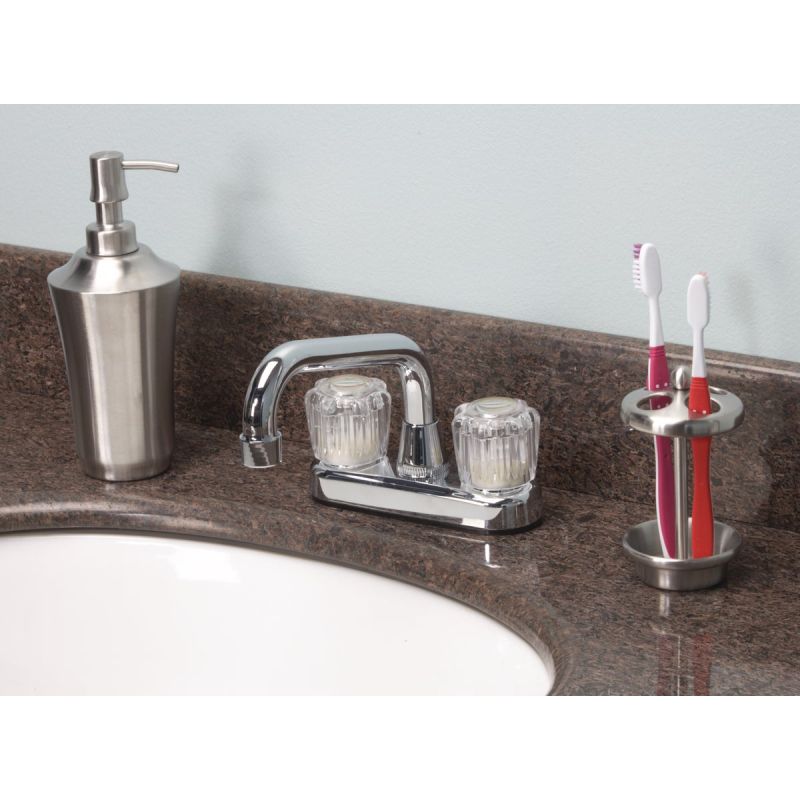 Home Impressions Double-Acrylic Handles Laundry Faucet