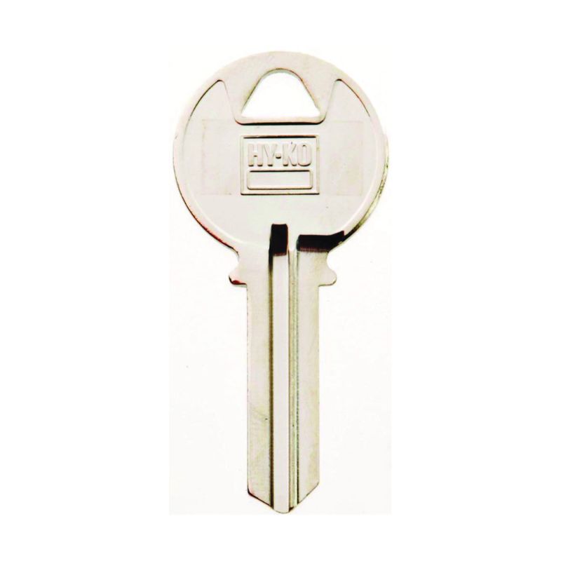 Hy-Ko 11010K2 Key Blank, Brass, Nickel, For: Keil Cabinet, House Locks and Padlocks (Pack of 10)