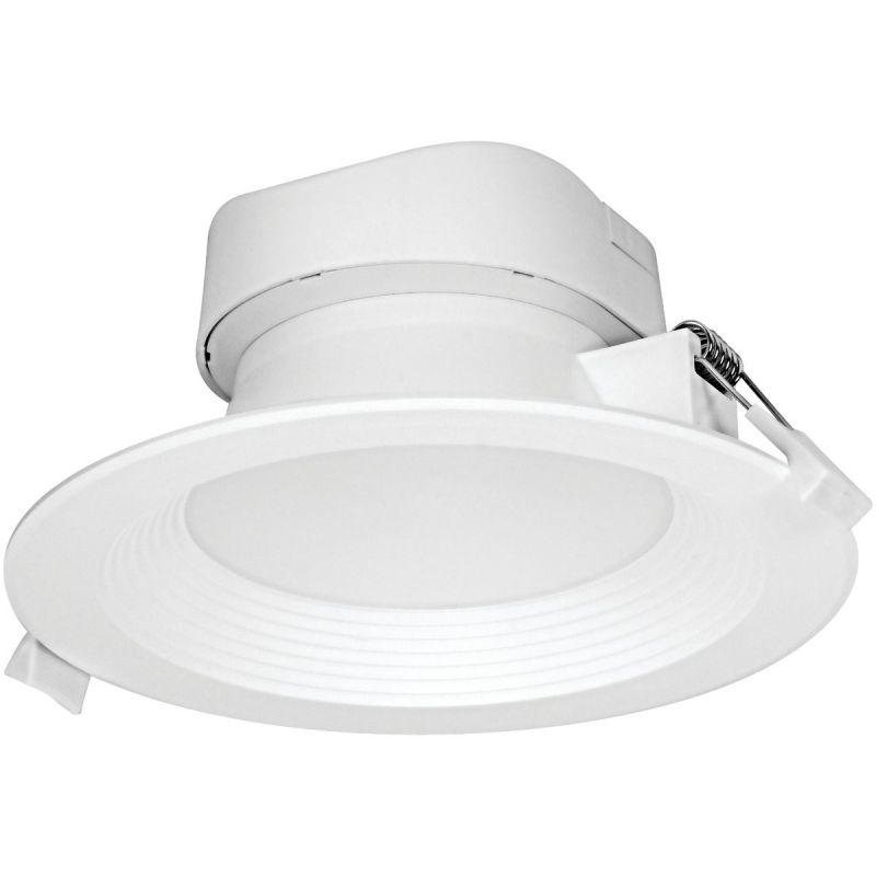 Satco 9W LED Recessed Light Kit 5 In./6 In., White