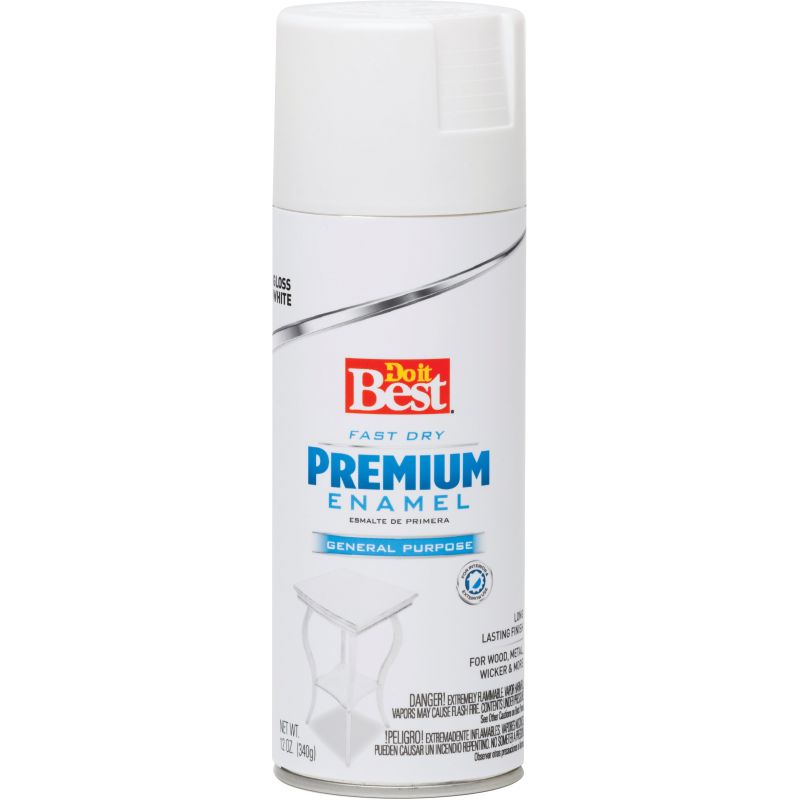 Do it Best Premium Enamel Spray Paint 12 Oz., White