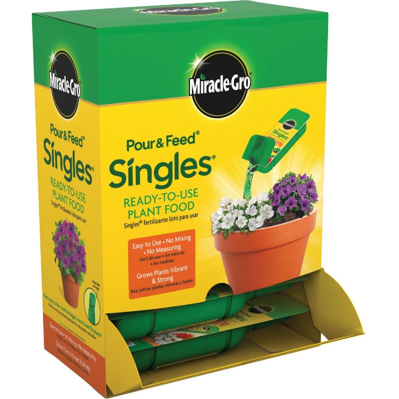 Miracle-Gro Pour &amp; Feed Singles Liquid Plant Food 2 Oz.
