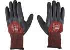 Milwaukee Latex Coated Cut Level 3 Insulated Glove M, Red &amp; Black