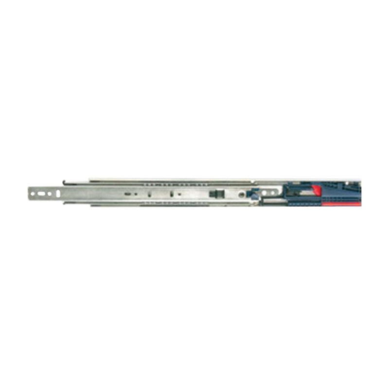 Knape &amp; Vogt 8450FMRP 18 Drawer Slide, 100 lb, Side Mounting, 18 in L Rail, Steel, Anochrome