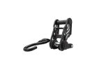 SmartStrap 4629 Tie-Down Strap, 1-1/4 in W, 10 ft L, Polyester, 1000 lb, S-Hook End Fitting, Steel End Fitting