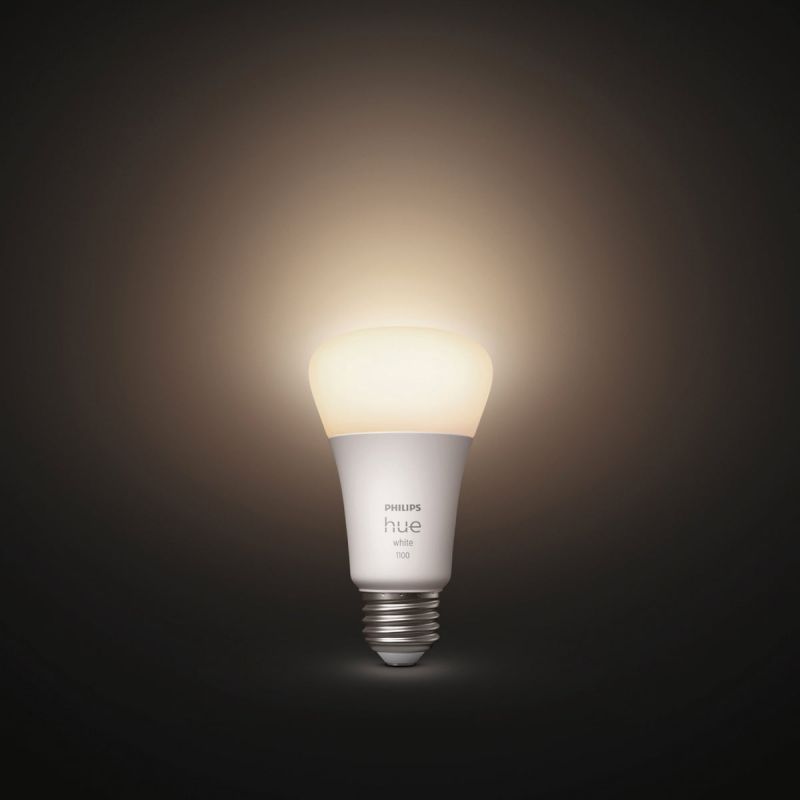 Philips Hue A19 Medium Dimmable Smart LED Light Bulb Starter Kit