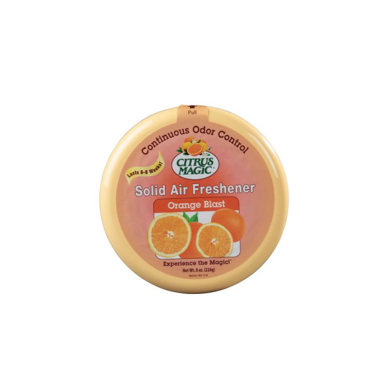 Citrus Magic 616472926 Air Freshener, 8 oz, Orange Blast, 42 to 56 days-Day Freshness White/Yellow