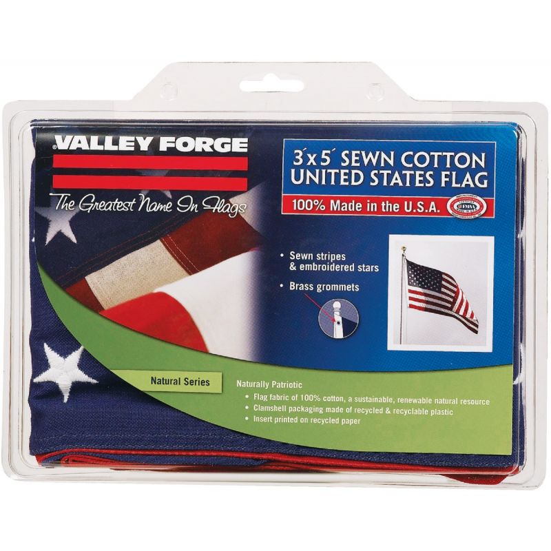 Valley Forge Natural Series Cotton American Flag