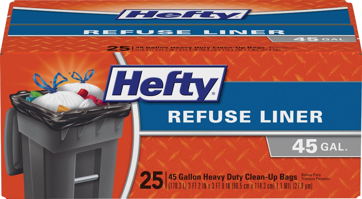 Hefty 45 Gal. Contractor Black Trash Bag (20-Count) E24519, 1 - Fry's Food  Stores