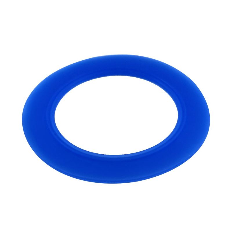 Fluidmaster 510A-001-P10 Toilet Flush Valve Seal, 2.75 in ID x 4.3 in OD Dia, Rubber, Blue Blue