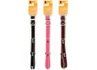 Westminster Pet Ruffin&#039; it Ornamented Leather Dog Collar Pink/Brown/Black