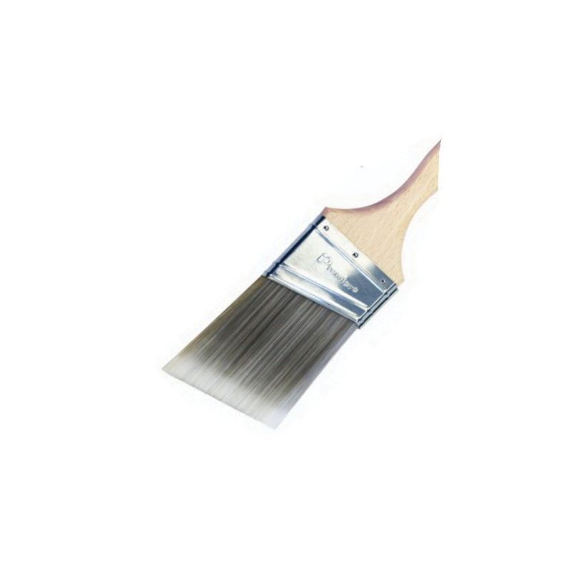 Premier Brooklyn 17293 Paint Brush, 3 in W, Angle Sash Brush, 3 in L Bristle, Polyester Bristle