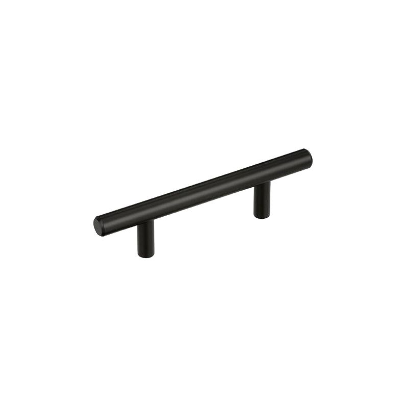 Amerock Bar Pulls Series BP40515BBR Cabinet Pull, 5-3/8 in L Handle, 1/2 in H Handle, 1-3/8 in Projection, Carbon Steel Contemporary