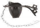 Do it Toilet Flapper with Chain 2 In., Black