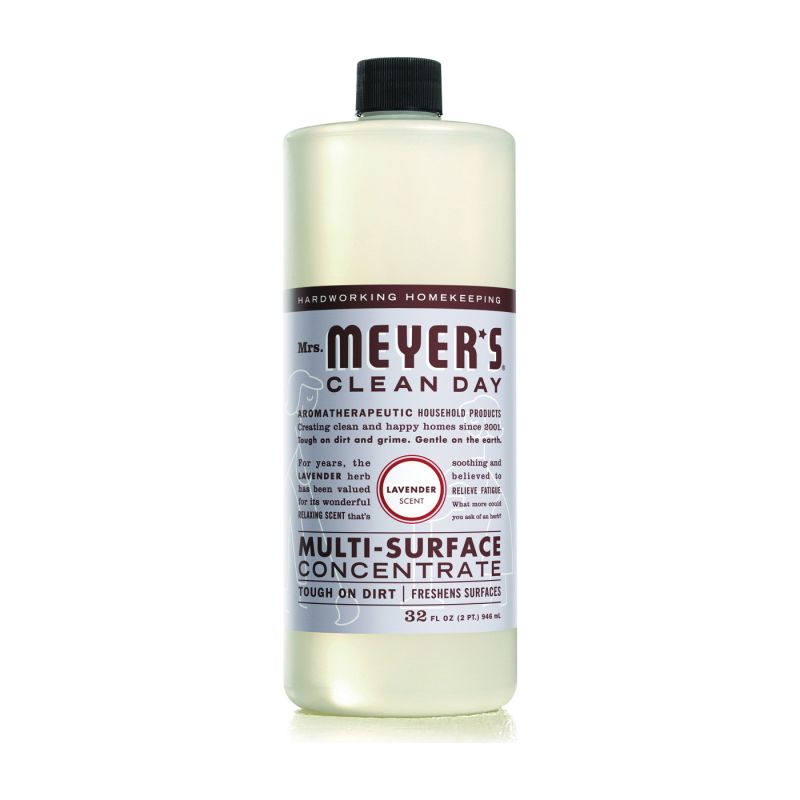 Mrs. Meyer&#039;s Clean Day 11440 Cleaner Concentrate, 32 oz Bottle, Liquid, Lavender