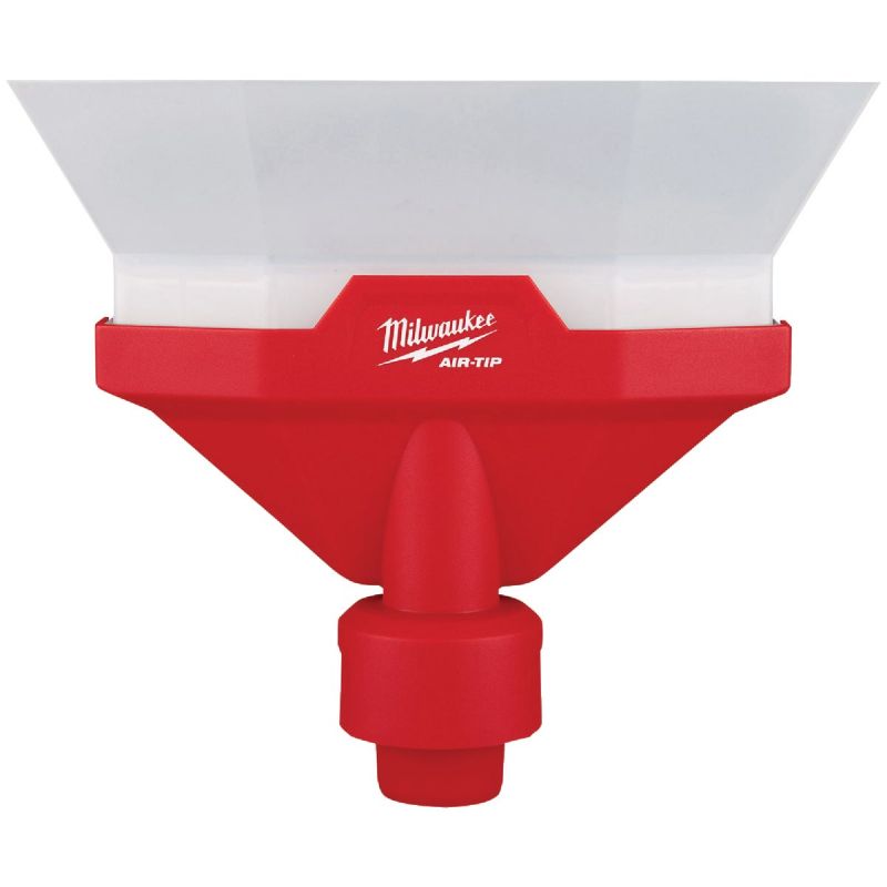 Milwaukee AIR-TIP Dust Collector Vacuum Nozzle 1-1/4 In., 1-7/8 In., 2-1/2 In., Red